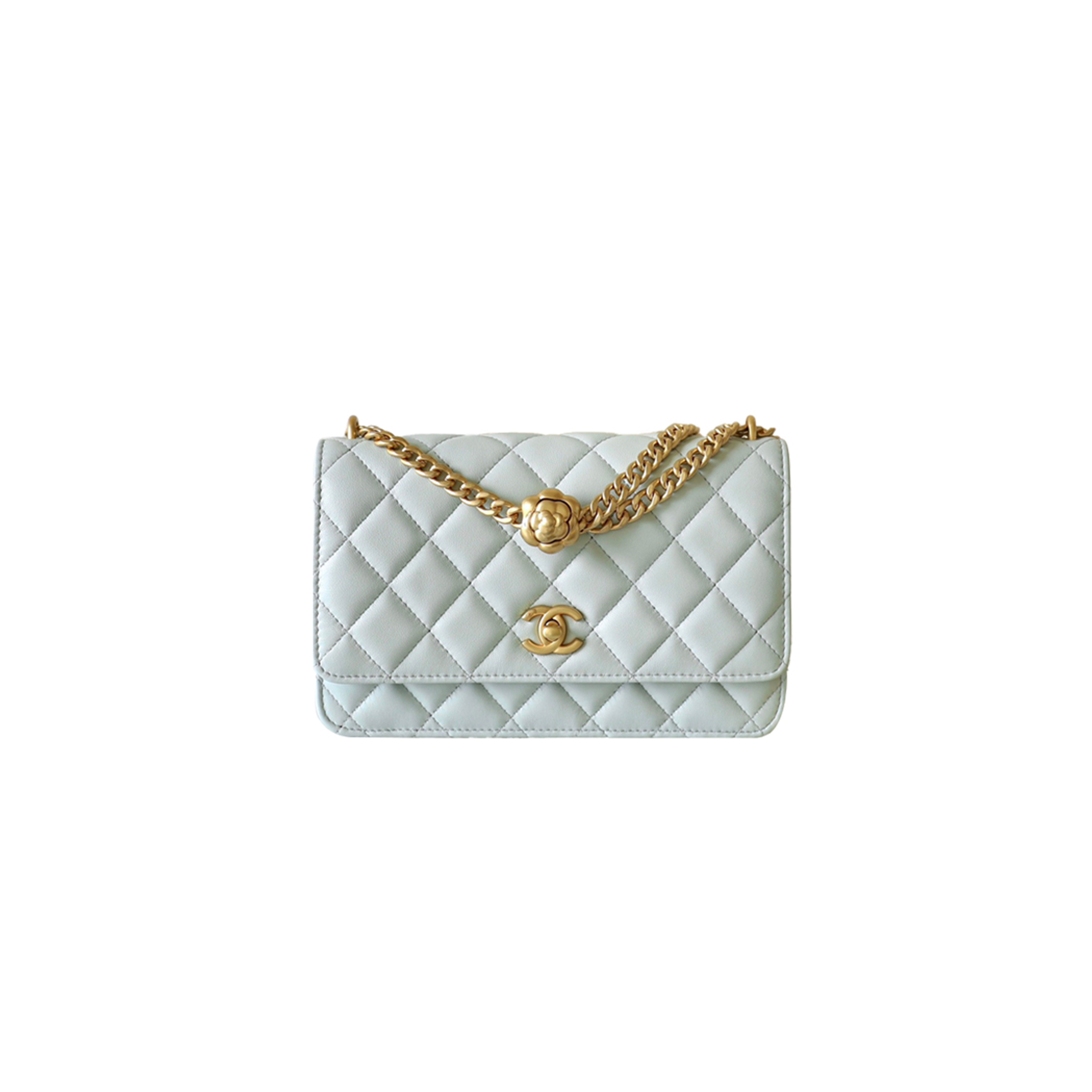 CHANEL MASTER CAMELLIA ADJUSTMENT CHAIN WOC (19.5*12*3.5cm)